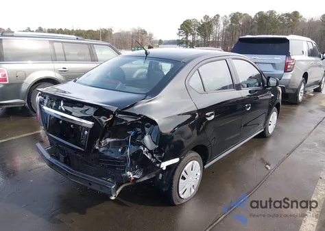 2024 Mitsubishi Mirage G4 Black Edition/Es/Le from USA, damaged, VIN ML32FUFJXRHF11234